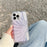 For iPhone 14 Pro Epoxy Personalised TPU Mobile Phone Case Sea Shell Glitter Star Design Cover - Purple - 2