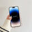 For iPhone 14 Pro Epoxy Personalised TPU Mobile Phone Case Sea Shell Glitter Star Design Cover - Purple - 6