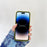 For iPhone 14 Pro Max Back Protective Cover, Pleat Design Drop-proof Soft TPU Glossy Phone Case - Green - 3