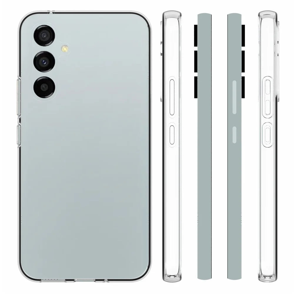 Clear Phone Case For Samsung Galaxy A54 5G , Inside Watermark-Free Texture Dustproof TPU Smartphone Cover - 6