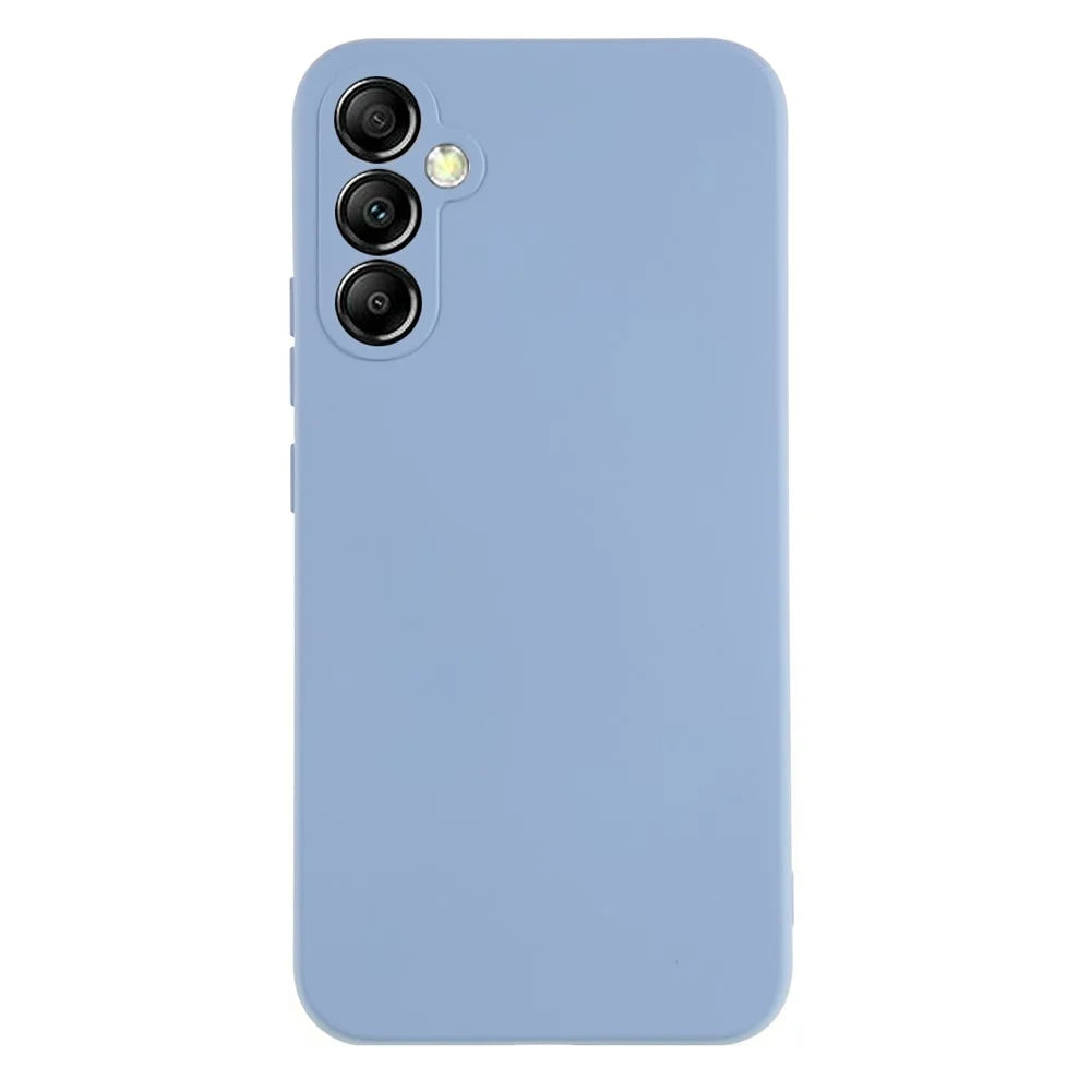 For Samsung Galaxy A34 5G Anti-Dust TPU Arc Edge Cover 2.0mm Thick Cell Phone Case - Grey - 1