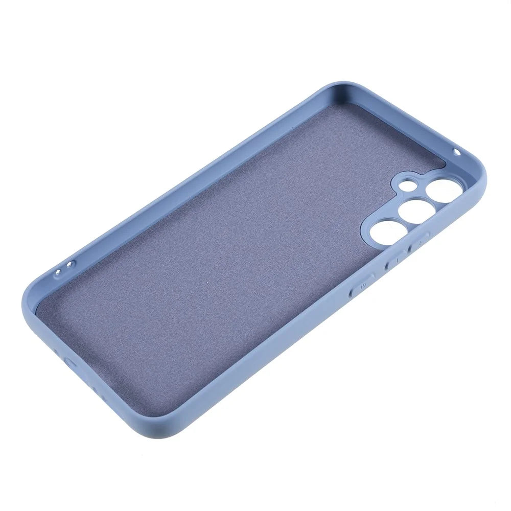 For Samsung Galaxy A34 5G Anti-Dust TPU Arc Edge Cover 2.0mm Thick Cell Phone Case - Grey - 5