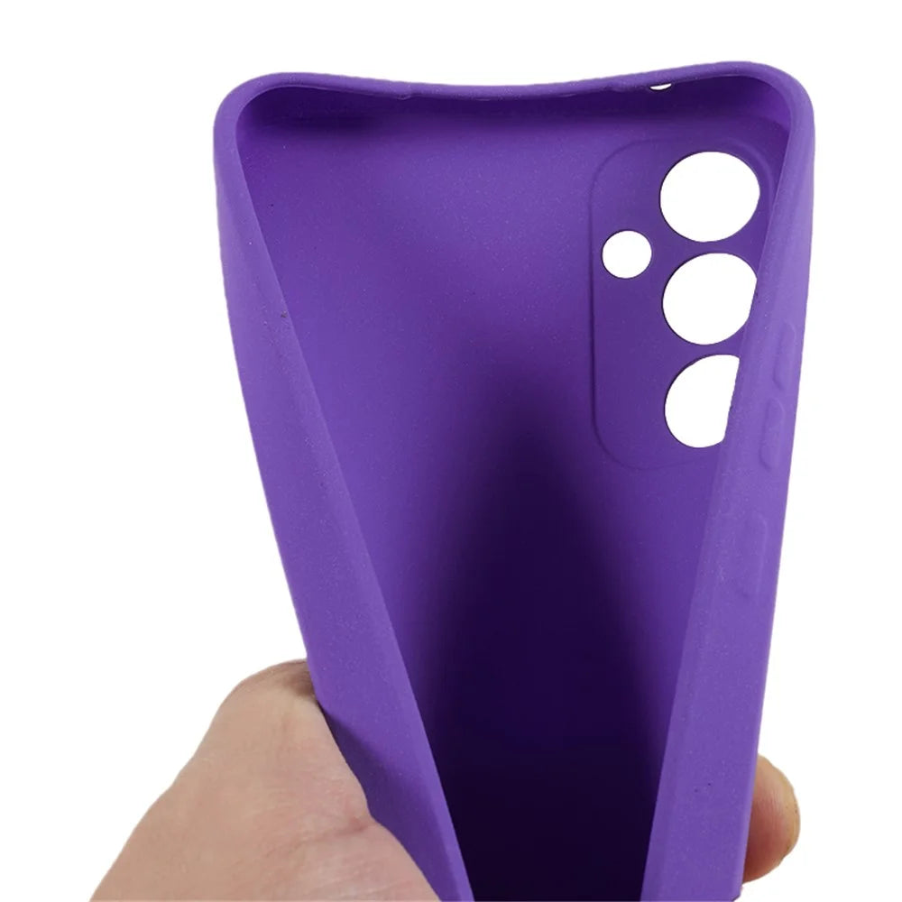 For Samsung Galaxy A34 5G Double-Sided Matte Phone TPU Case Cell Phone Cover - Purple - 7