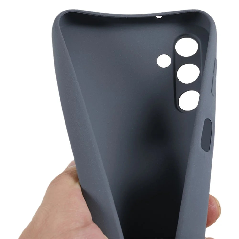 For Samsung Galaxy A14 5G / 4G Double-Sided Matte Phone TPU Case Cell Phone Cover - Grey - 7