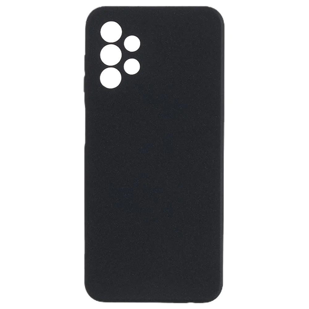 For Samsung Galaxy A13 4G / A13 (SM-A137) 4G Cell Phone Cover Double-Sided Matte TPU Case - Black - 2