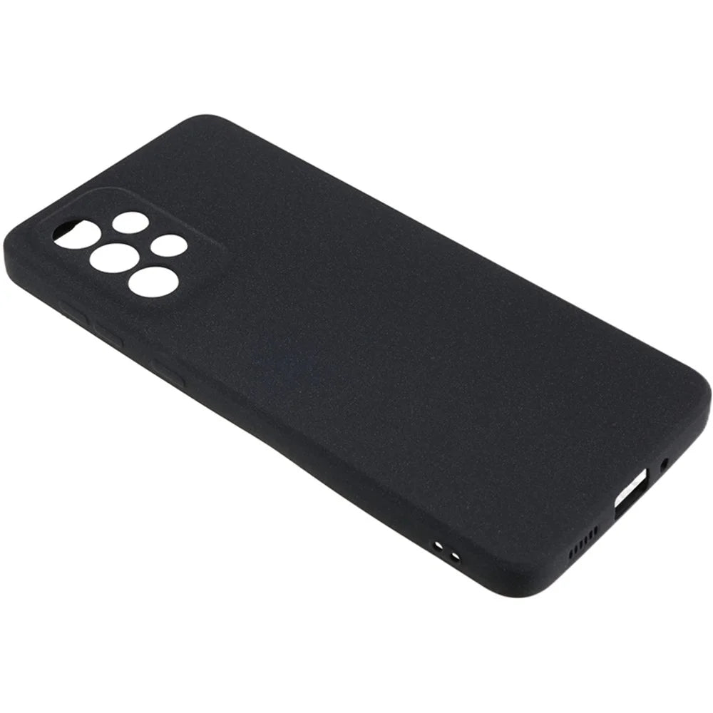Phone Cover for Samsung Galaxy A33 5G Anti-scratch Double-Sided Matte TPU Phone Case - Black - 5