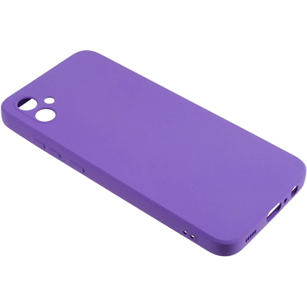 For Samsung Galaxy A04e 4G / M04 4G / F04 4G Phone Cover Anti-scratch Double-Sided Matte TPU Phone Case - Purple - 4