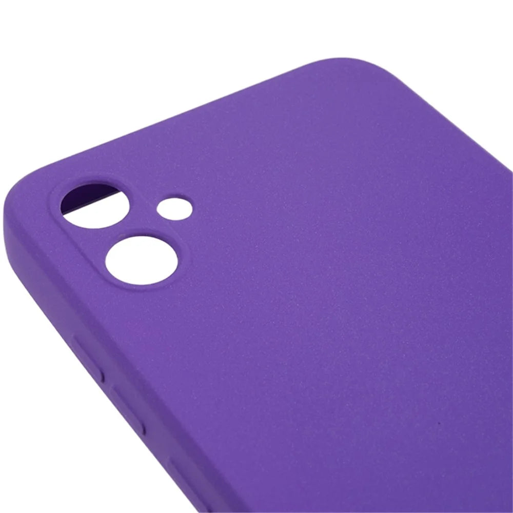 For Samsung Galaxy A04e 4G / M04 4G / F04 4G Phone Cover Anti-scratch Double-Sided Matte TPU Phone Case - Purple - 5