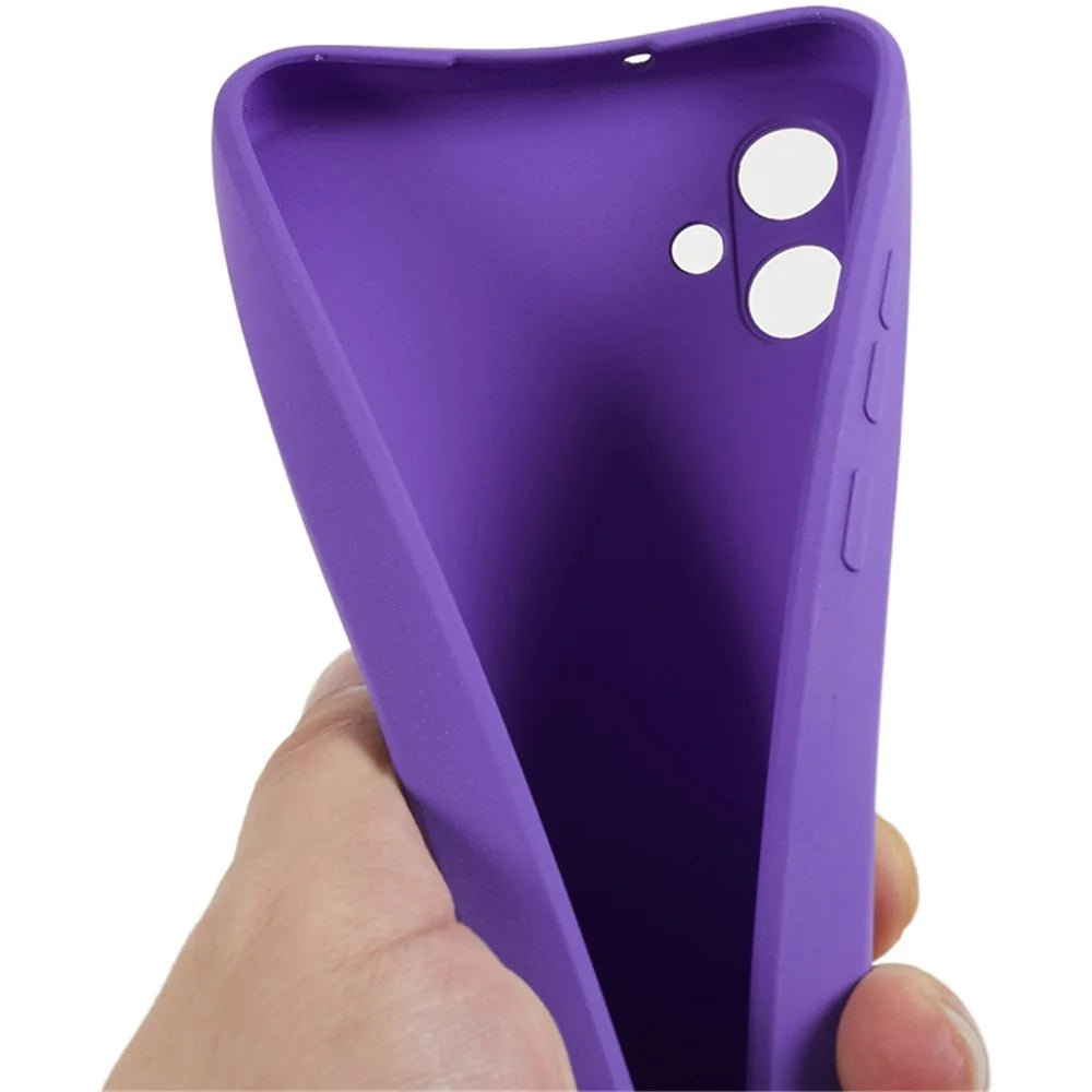 For Samsung Galaxy A04e 4G / M04 4G / F04 4G Phone Cover Anti-scratch Double-Sided Matte TPU Phone Case - Purple - 7