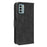 For Nokia G22 PU Leather Wallet Case Multiple Card Slots Stand Protective Phone Cover - Black - 7
