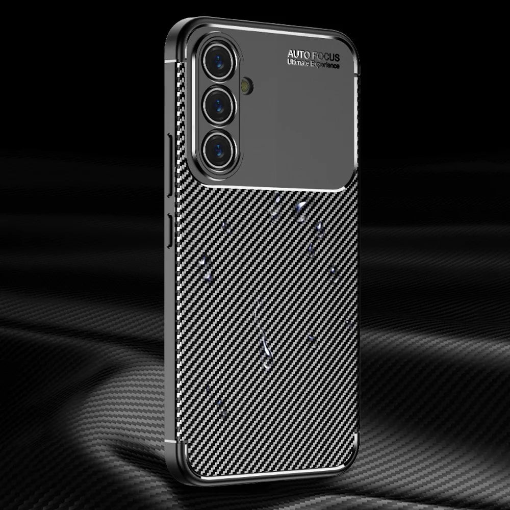 For Samsung Galaxy A54 5G Carbon Fiber Texture Phone Case Anti-drop Protective Phone TPU Cover - 4