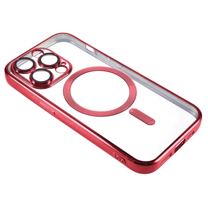 For iPhone 14 Pro Max Case Protective Soft TPU Phone Cover Compatible with Magsafe - Red - 4