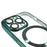 For iPhone 13 Pro Magnetic Case with Camera Lens Protector Soft TPU Clear Phone Cover - Green - 6