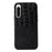 For Sony Xperia 10 V Slim Phone Case Genuine Cowhide Leather+PC+TPU Crocodile Texture Shockproof Cover - Black - 1