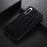 For Sony Xperia 10 V Slim Phone Case Genuine Cowhide Leather+PC+TPU Crocodile Texture Shockproof Cover - Black - 2