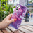 For Samsung Galaxy A54 5G Marble Pattern Phone TPU Case Anti-scratch IMD Phone Cover - Red - 6