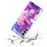 For Samsung Galaxy A34 5G IMD Marble Pattern TPU Case Bump Proof Back Protector Phone Cover - Red - 6