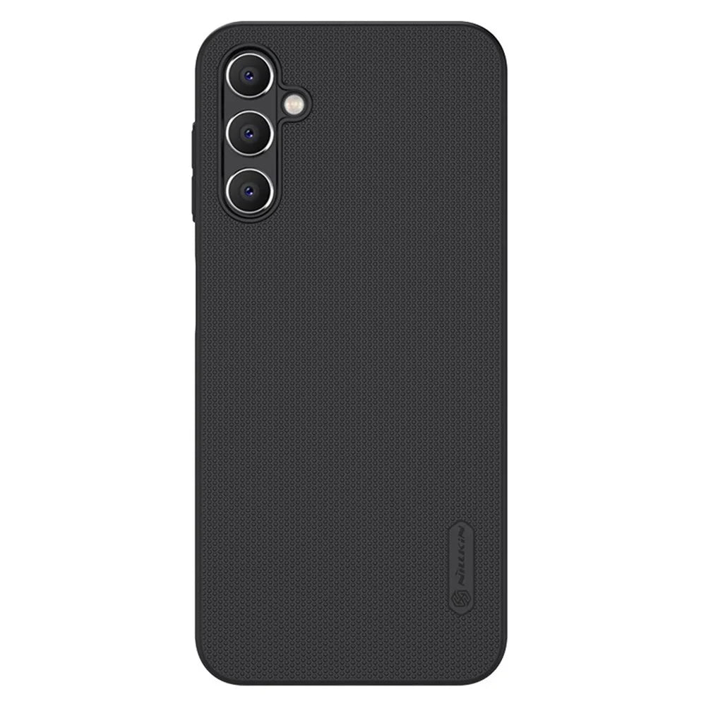 NILLKIN Frosted Shield Hard PC Phone Case for Samsung Galaxy A14 5G / A14 4G , Anti-Scratch Matte Phone Cover - Black - 1
