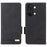 For OnePlus Nord 3 5G / Ace 2V Hardware Decor Wallet Stand Cover Magnetic PU Leather Anti-drop Case - Black - 1