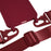 For Samsung Galaxy S23 Matte Soft TPU Case Anti-drop Phone Cover with Wide Lanyard - Wine Red - 4