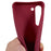 For Samsung Galaxy S23 Matte Soft TPU Case Anti-drop Phone Cover with Wide Lanyard - Wine Red - 6