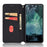 For Nokia G22 PU Leather Wallet Stand Phone Cover Rhombus Pattern Imprinted Phone Case - Black - 2