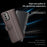 For Nokia G22 4G Genuine Cow Leather Wallet Phone Case Folding Stand Protective Cover - Black - 4