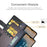 For Nokia G22 4G Genuine Cow Leather Wallet Phone Case Folding Stand Protective Cover - Black - 7