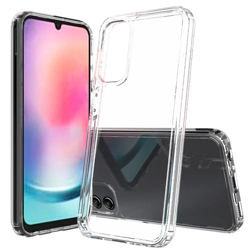 For Samsung Galaxy A24 4G (162.1 x 77.6 x 8.3mm) Anti-Scratch Phone Case Acrylic TPU Crystal Clear Phone Back Cover - 1