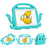 For Lenovo Tab M10 (Gen 3) Tablet EVA Case Cartoon Octopus Hand Grip Tablet Cover with Shoulder Strap - Baby Blue - 2