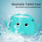 For Lenovo Tab M10 (Gen 3) Tablet EVA Case Cartoon Octopus Hand Grip Tablet Cover with Shoulder Strap - Baby Blue - 7