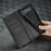 LC.IMEEKE For Google Pixel 7a PU Leather Wallet Phone Case Carbon Fiber Texture Stand Cover - Vertical Stripe - 4