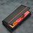 LC.IMEEKE For Google Pixel 7a PU Leather Wallet Phone Case Carbon Fiber Texture Stand Cover - Vertical Stripe - 5