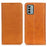 Split Leather Phone Case for Nokia G22 , Anti-drop Wallet Flip Stand Phone Cover - Brown - 1