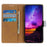 PU Leather Full Protection Phone Cover for Nokia C32 , Wallet Stand Cell Phone Case - Black - 3
