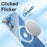 For iPhone 12 Phone Case TPU Phone Back Cover Compatible with MagSafe - Baby Blue - 4