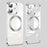 For iPhone 11 Phone Case TPU Phone Back Cover Compatible with MagSafe - Silver - 1