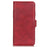 Phone Cover for Nokia C32 Anti-drop Cowhide Texture PU Leather Foldable Stand Wallet Case - Red - 6
