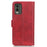 Phone Cover for Nokia C32 Anti-drop Cowhide Texture PU Leather Foldable Stand Wallet Case - Red - 7