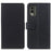 For Nokia C32 Shockproof PU Leather Phone Case Magnetic Flip Cover Stand Wallet Shell - Black - 1