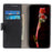 For Nokia C32 Shockproof PU Leather Phone Case Magnetic Flip Cover Stand Wallet Shell - Black - 2