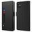 For OnePlus Nord CE 3 Lite 5G / Nord N30 5G PU Leather Card Holder Stand Cover Anti-drop Phone Case with Mirror - Black - 1