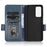For Blackview A85 Imprinted Triangle Stand Wallet Phone Case TPU+PU Leather Phone Cover - Blue - 5