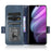 For Realme V30t / V30 5G Shockproof PU Leather Phone Case Imprinted Triangle Stand Wallet Cover - Blue - 2