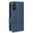 For Realme V30t / V30 5G Shockproof PU Leather Phone Case Imprinted Triangle Stand Wallet Cover - Blue - 6