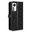 Phone Case for Blackview A85 Wallet Phone Case Dot Pattern Imprinted Leather Cover Shockproof Stand Phone Shell - Black - 5