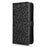 Phone Case for Blackview A85 Wallet Phone Case Dot Pattern Imprinted Leather Cover Shockproof Stand Phone Shell - Black - 6