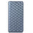 For Umidigi G1 / G1 Max Imprinted Rhombus Pattern PU Leather+TPU Cover Stand Phone Wallet Case - Blue - 6