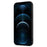 Mobile Phone Shell for iPhone 12 / 12 Pro 6.1 inch Ring Holder Kickstand Matte TPU Cover Support Car Magnet Mount - Black - 2