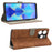For TECNO Spark 10 Pro KI7 Mobile Phone Cover Stand Case PU Leather RFID Blocking Wallet with Strap - Brown - 3
